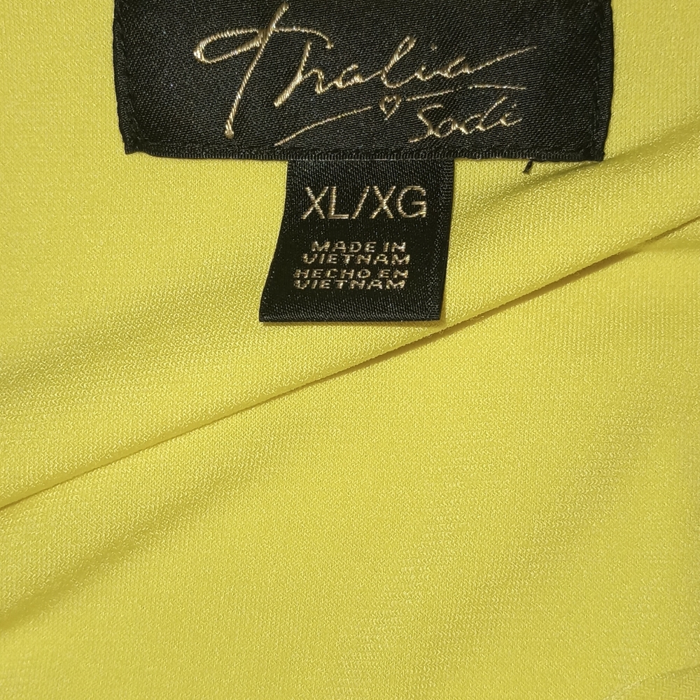 NWT Thalia Sodi Double Layer Tank Blouse XL - Picture 3 of 5